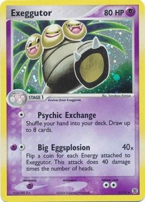 Exeggutor - 5/112 - Pokemon Ex FireRed LeafGreen Holo Card MP