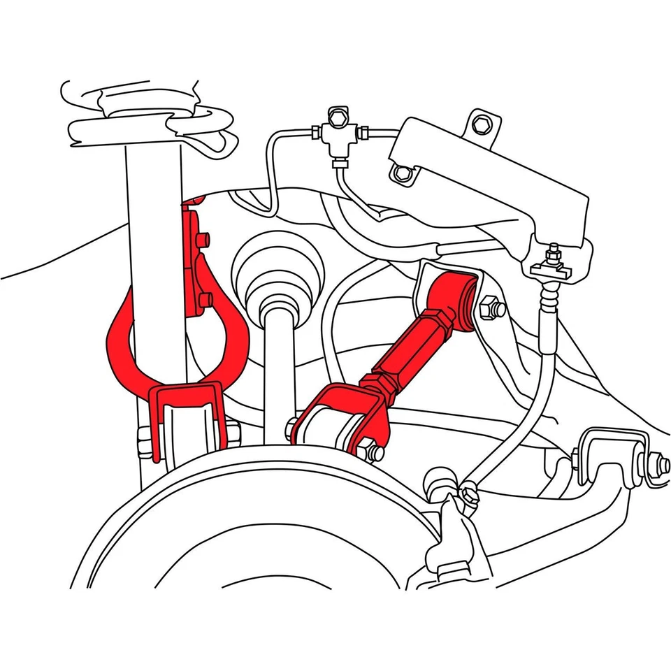 Kit de inclinación de alineación SPC Performance 67765 para 89-96 Nissan 240SX 300ZX Foto 2 de 4