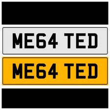 MEGA ME64 TED NUMBER PLATE TEDS TEDDY ED EDDY PRIVATE REG BIG BOSS BO55 B19 B16