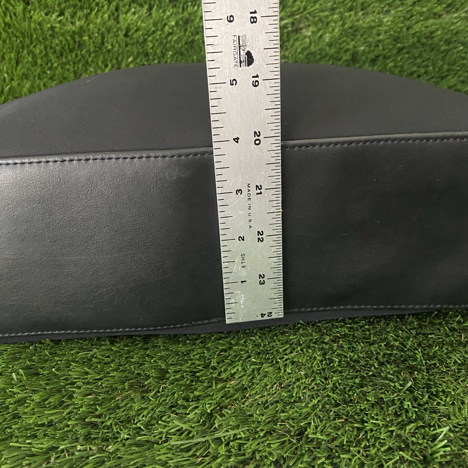 Fossil Black Nylon Rectangular Shoulder Bag Y2K S… - image 8