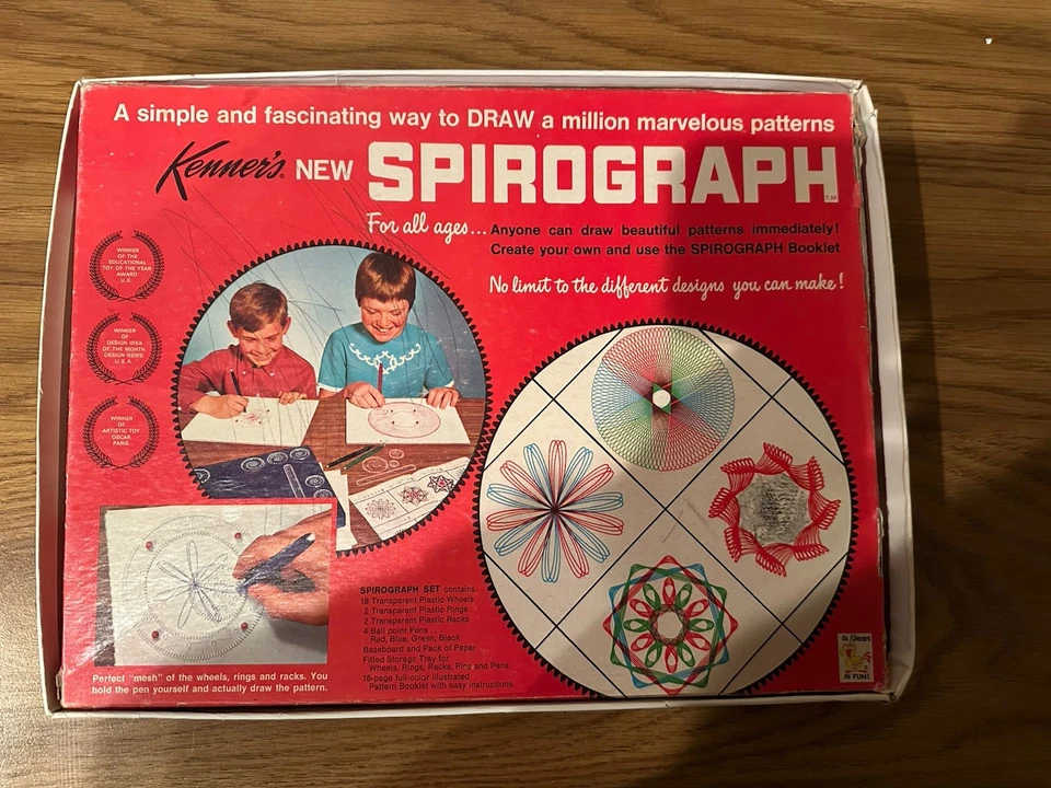 Kenner’s Vintage Spirograph Drawing Box Kit - Image 2 of 4