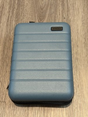 Away Mini Suitcase Toiletry Case Blue 7x5x3  Luggage Makeup Cosmetics