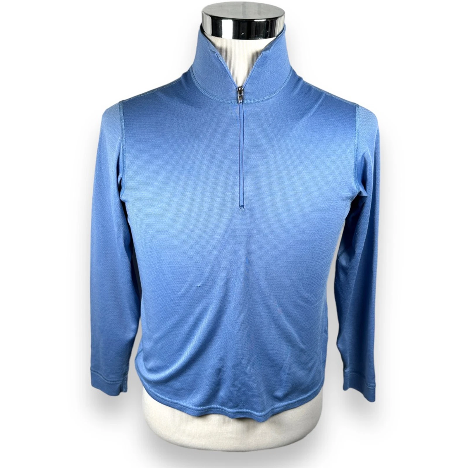Vintage Patagonia Capilene Womens Small Base Layer Top Pullover Blue 1/2 Zip USA