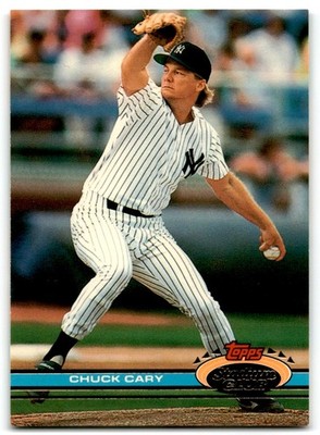 1991 Stadium Club Chuck Cary New York Yankees #40