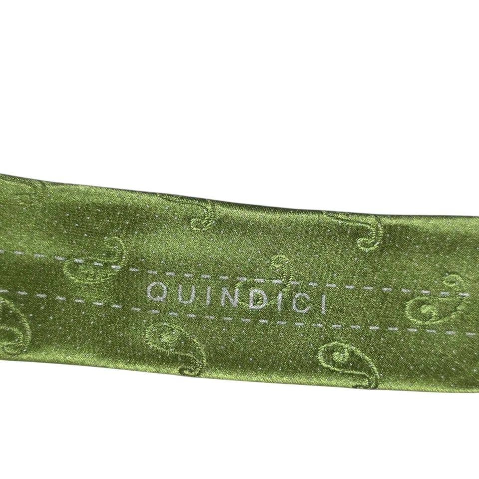 Corbata de seda Ermenegildo Zegna Quindici #160 para hombre cachemira azul púrpura verde lujo Foto 2 de 4