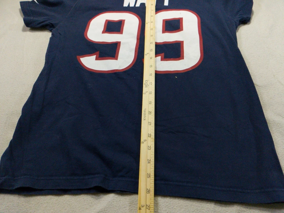 Camiseta de los Houston Texans Nike JJ Watt Camiseta de Fútbol Azul Camiseta de Jugador para Hombres Foto 4 de 4