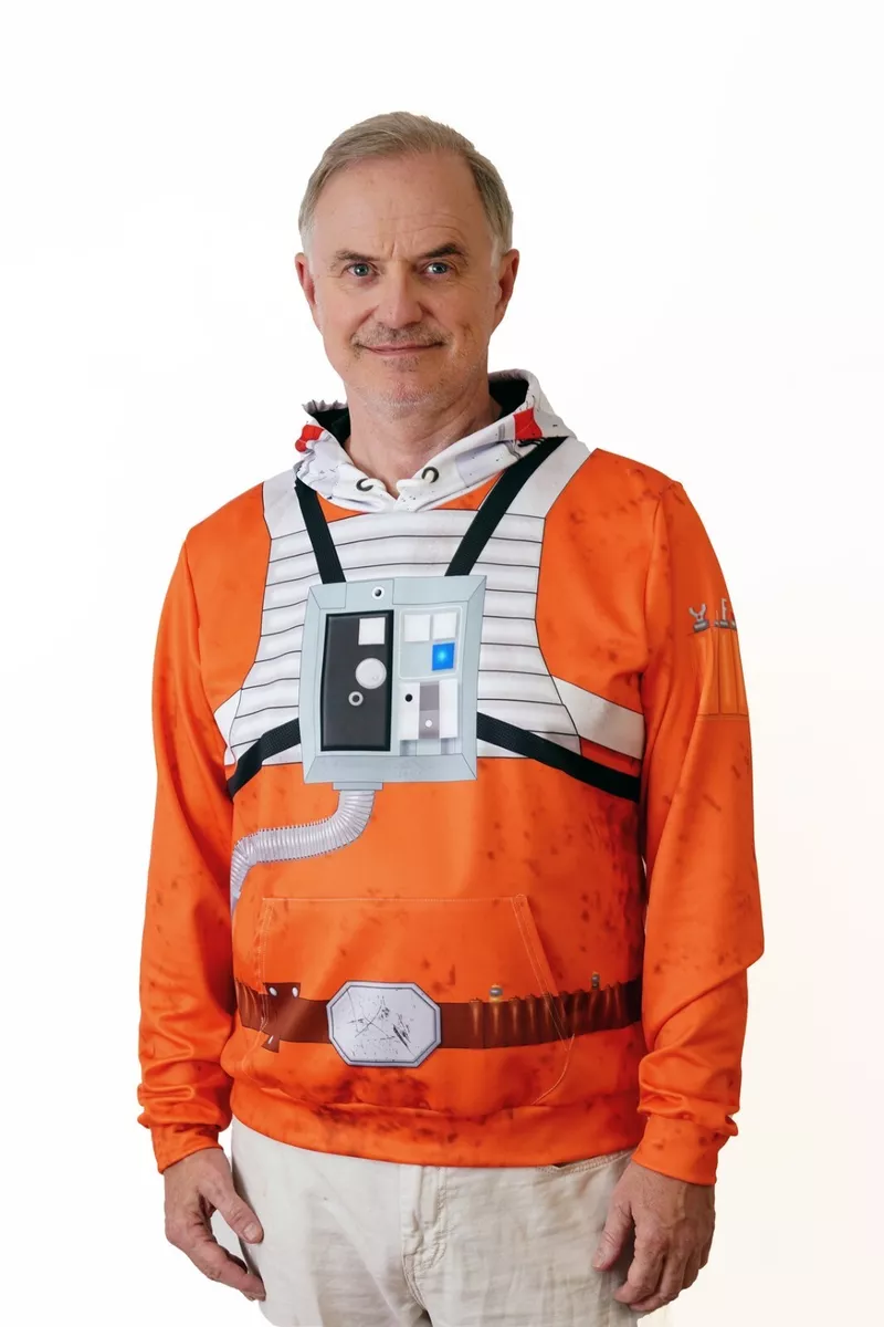 X Wing Rebel Pilot Flight Suit Hoodie Uniform Distressed