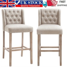 Bar Stools Set of 2 Breakfast Bar Stools Kitchen Stools Backrest High Bar Chairs