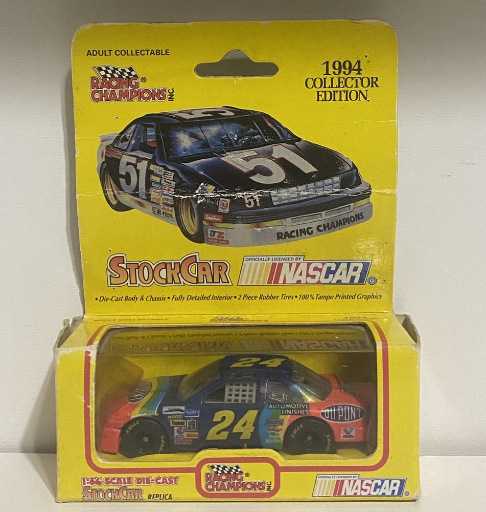 ⭐️⭐️Vintage, 1994 Racing Champion NASCAR #24, Bayer Select Race Stock Car, 1/64