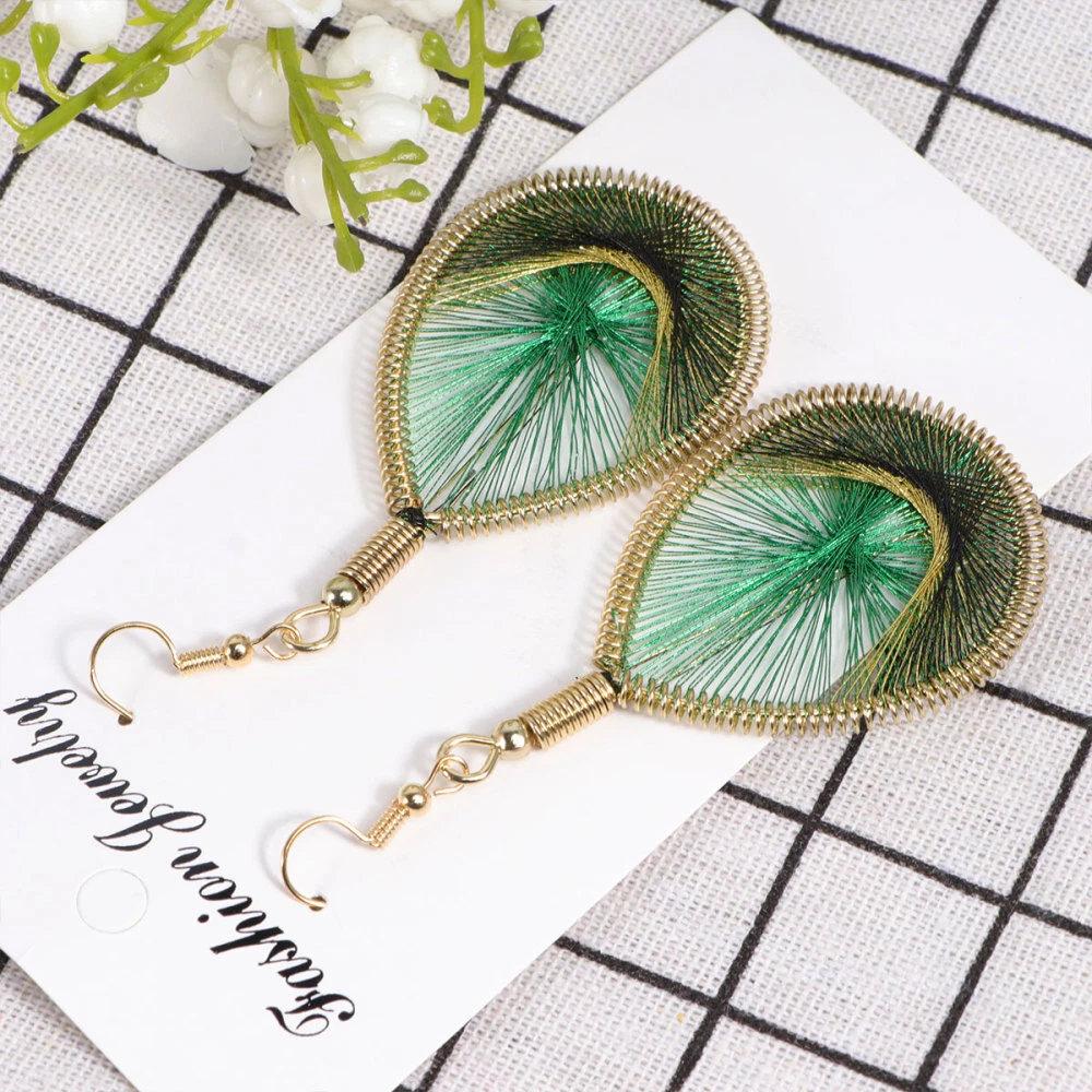 Thread drop hotsell earrings
