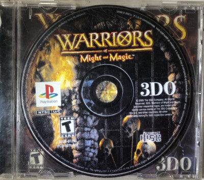 WARRIORS Might and Magic 3DO SONY Playstation PS1  UNTESTED
