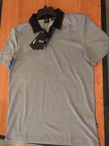 hugo boss zipper polo