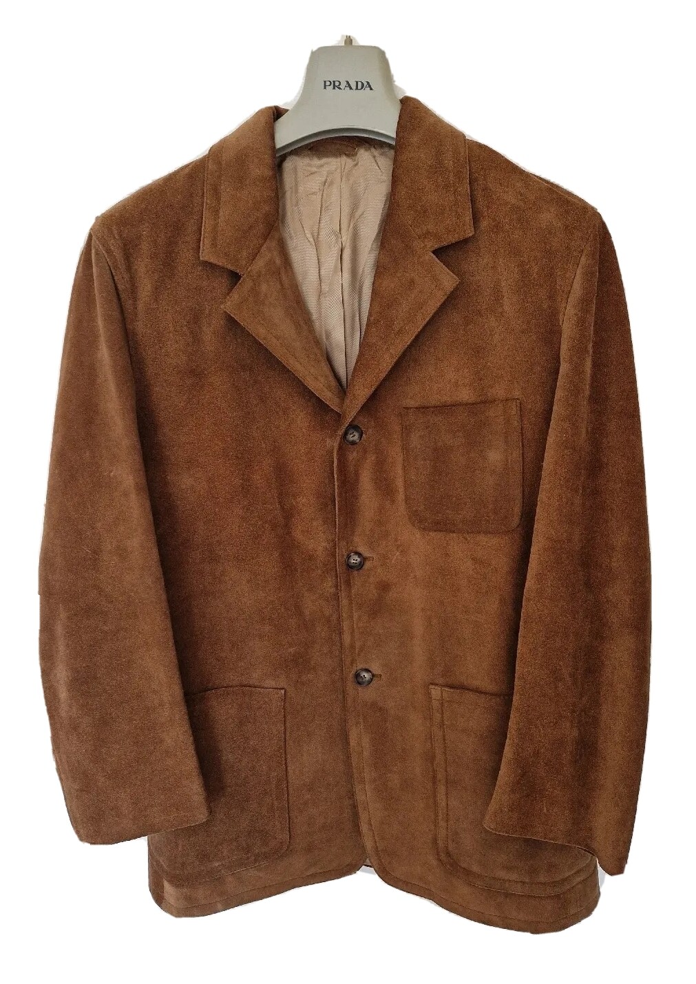 Mens PRADA MILANO suede jacket/coat Size EU50/UK40 medium/large. RRP £4,150 image 3