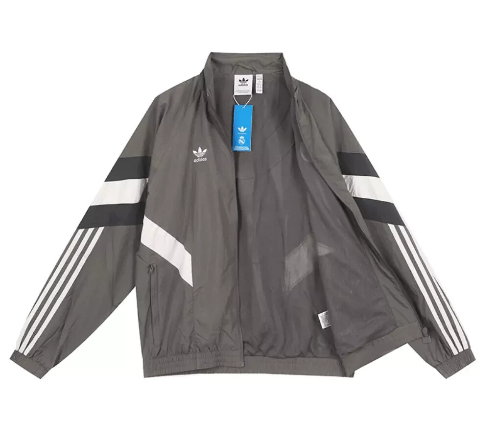 JI9479 adidas Real Madrid Lifestyle OG Track Top Charcoal