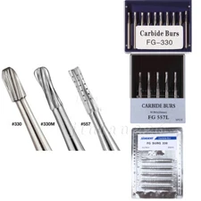 Dental high speed Carbide Burs Regular / Surgical sizes 19mm/25mm /Zekyra Endo-Z