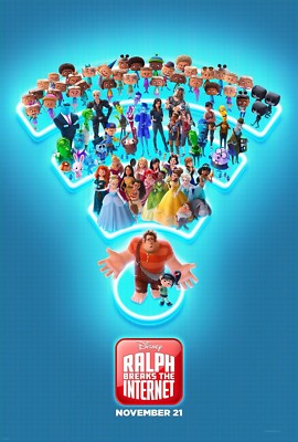 WRECK IT RALPH BREAKS THE INTERNET MOVIE POSTER DS