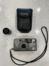 Bell Howell PZ2000 35mm ZOOM Camera Tested Works With Case And Film
