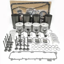 4HK1 4HK1T Engine Overhaul Rebuild Kit For Isuzu NPR NQR NRR 5.2L Hitachi