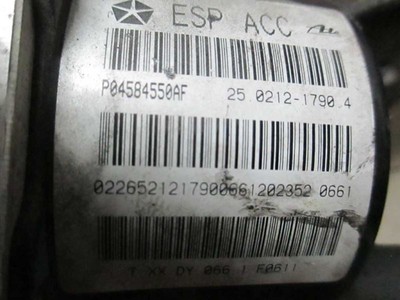 Anti-Lock Brake System Abs Module Fits 2011 CHRYSLER 300 
