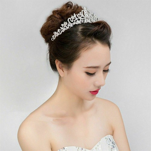 Tiara Boda Fiesta Princesa Corona Diademas Hechas a Mano Tiaras para Niñas - Imagen 11 de 14