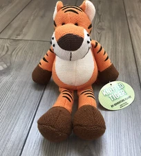 Adventure Planet Rinco 10” Tiger Plush Lovey Knit VHTF New Free Shipping