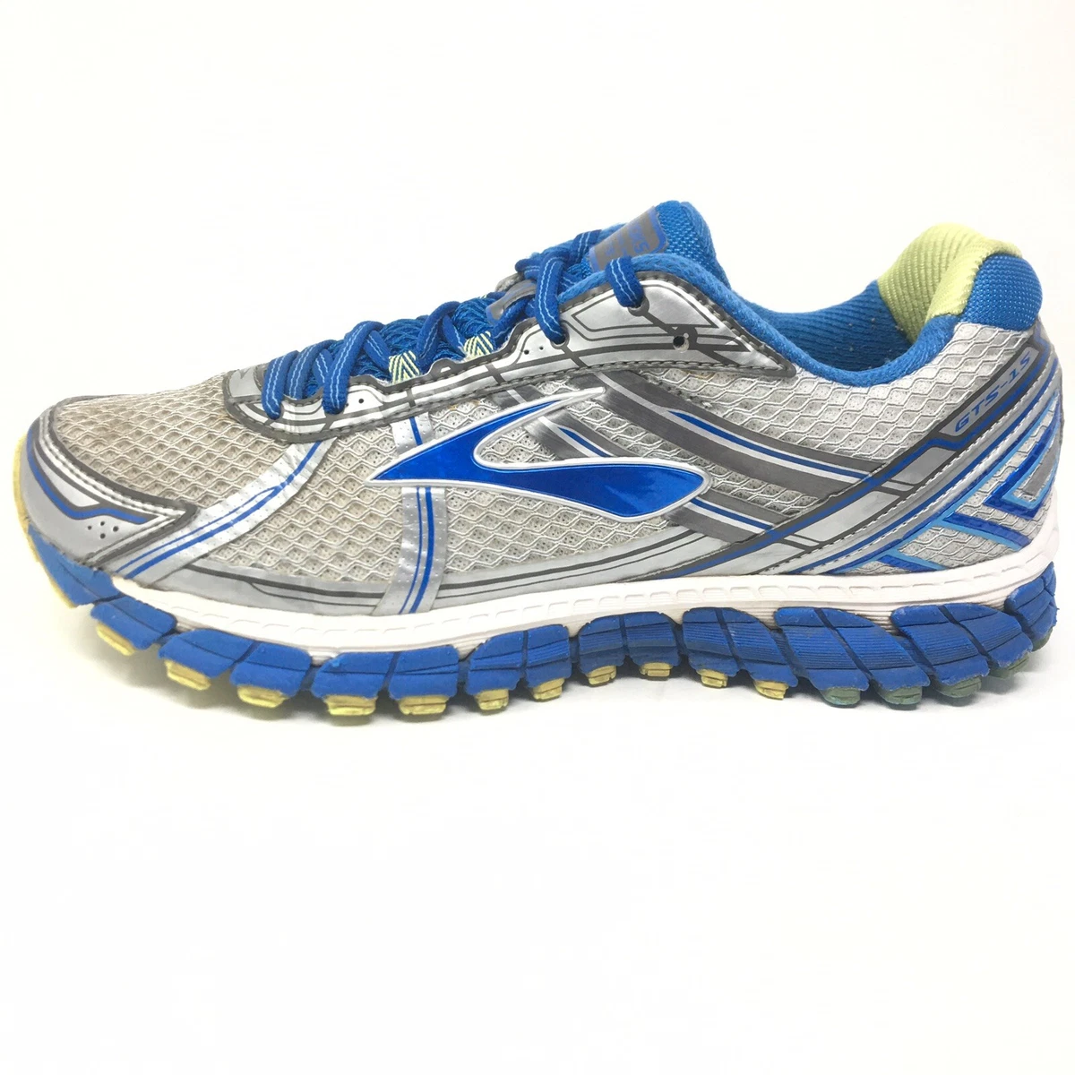 Brooks Adrenaline GTS 15 Running Shoes Silver 1201741B179 Womens Sz 10 M B