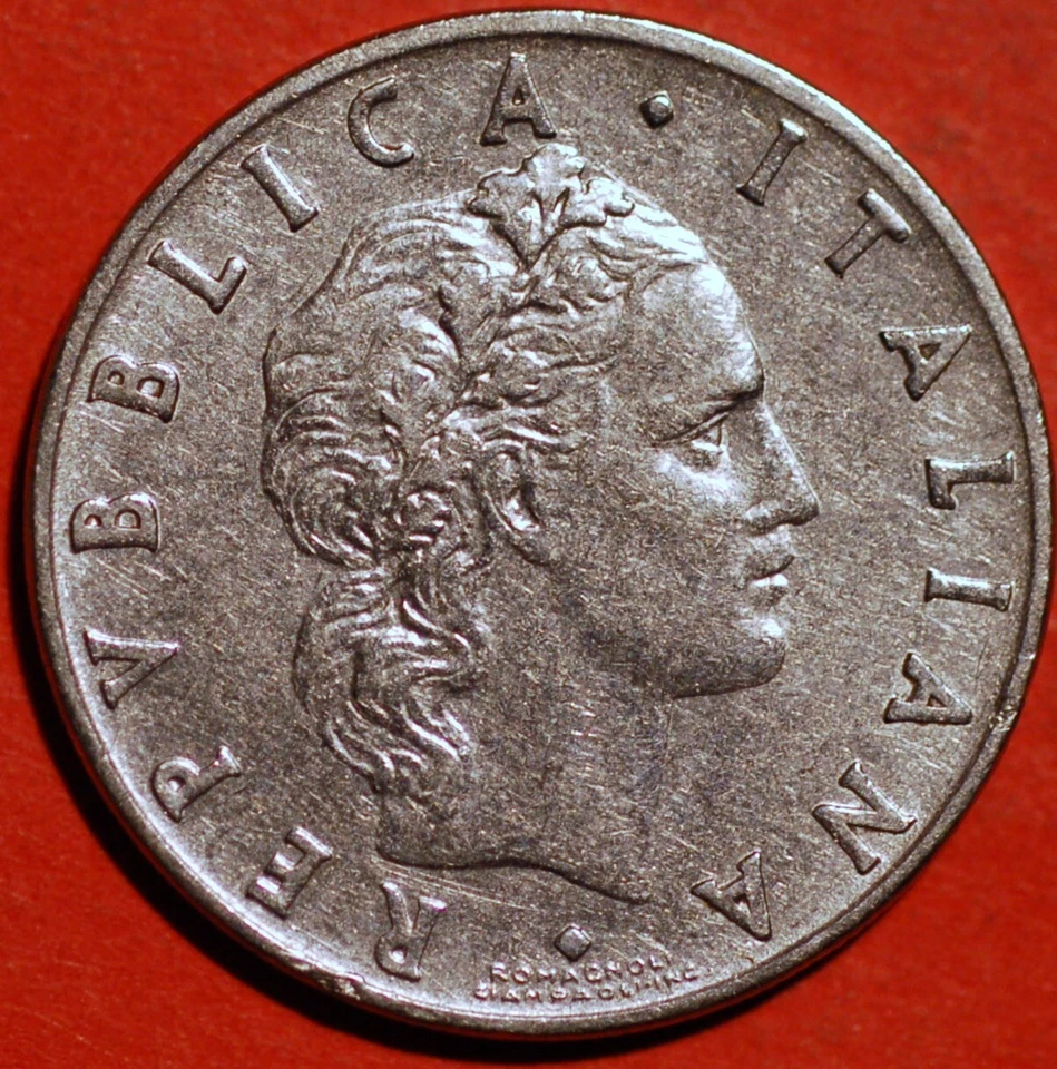 Italy 50 Lire 1954 KM# 95.1 - Image 2 of 2