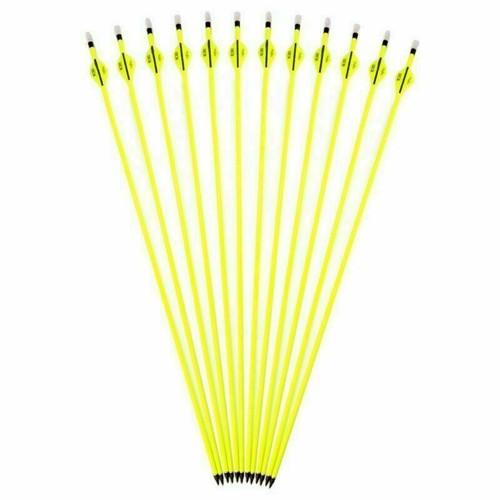 12x 30" Archery Carbon Arrows Spine 500 OD7.8mm Hunting for Compound Recurve Bow - Picture 16 of 17