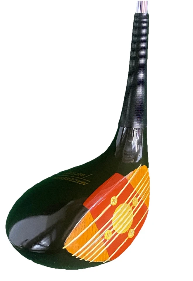 Macgregor Eye-O-Matic 60 PT1W Persimmon Driver 右握 钢质 43 英寸 修饰美容 HC — 第 3/4 张图片