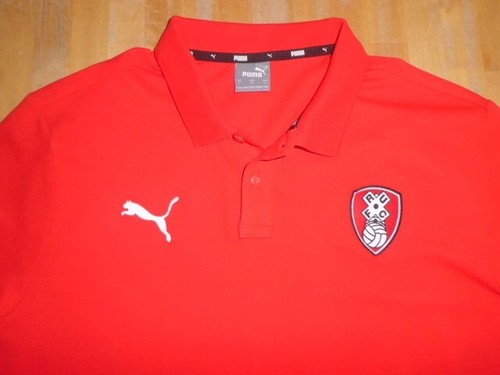 ROTHERHAM UNITED FC PUMA FOOTBALL POLO SHIRT L - LARGE ADULTS / MENS *PERFECT* - Picture 4 of 14