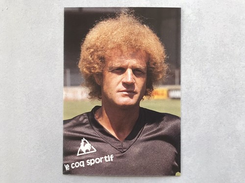 Carte Postale Vintage ASSE 1978 – Entraîneur Robert Herbin AS Saint Etienne