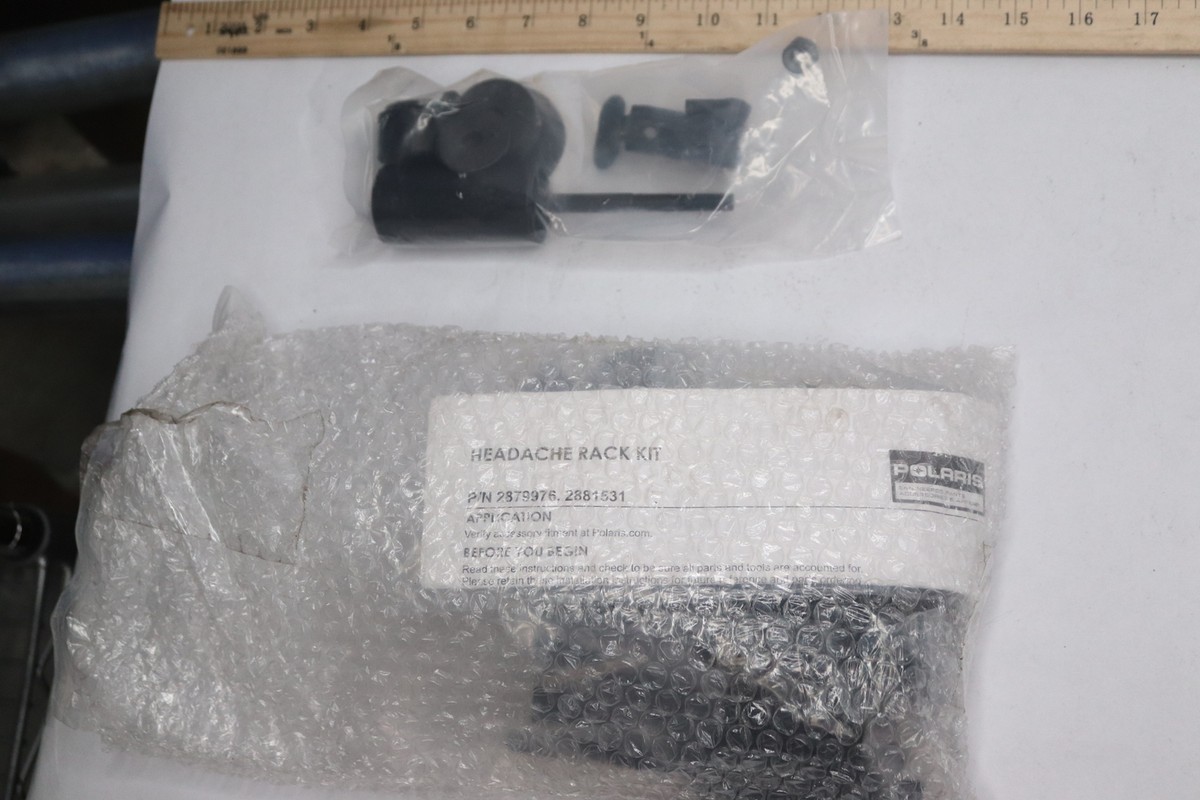 Polaris Classic Headache Rack Hardware Kit Steel Black