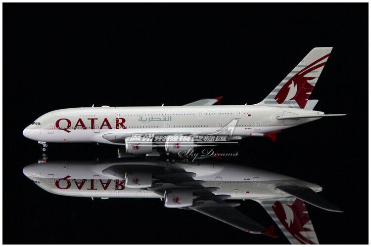 1:400 JC Wings QATAR AIRBUS A380-800 Passenger Airplane Diecast