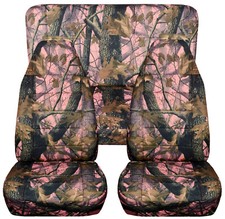 Full Set Frontrear Camo Pink Tree Car Seat Covers Fits 1989-1998 Geo Tracker