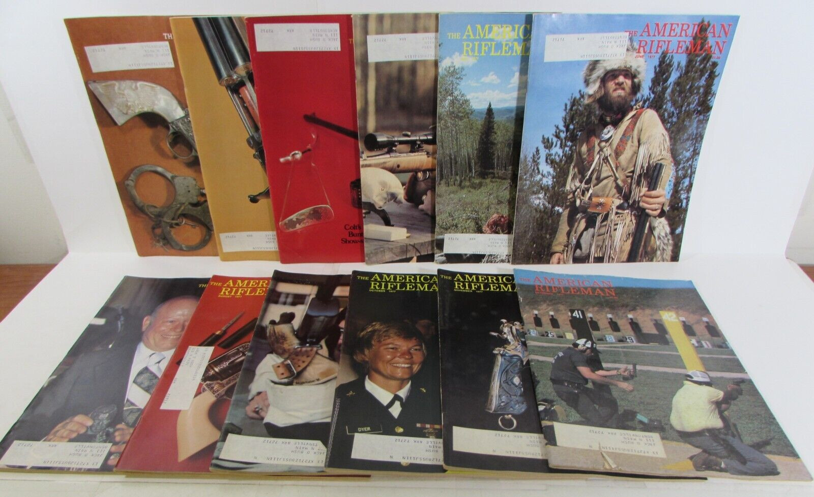 The American Rifleman  Vintage  Lot 12  from  1977  Firearms Magazine  Nice