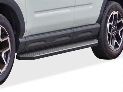 APS Black Running Boards Style Fit 21-25 Ford Bronco Sport SUV 4-Door