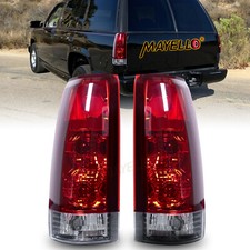 Pair Red Tail Lights For 1988-1998 Chevy Silverado Suburban Tahoe Blazer Yukon