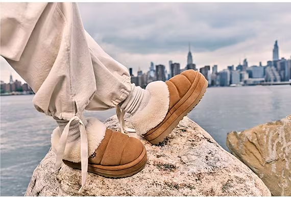UGG Tazzlita Chestnut Platform Slipper Women's US sizes 5-12