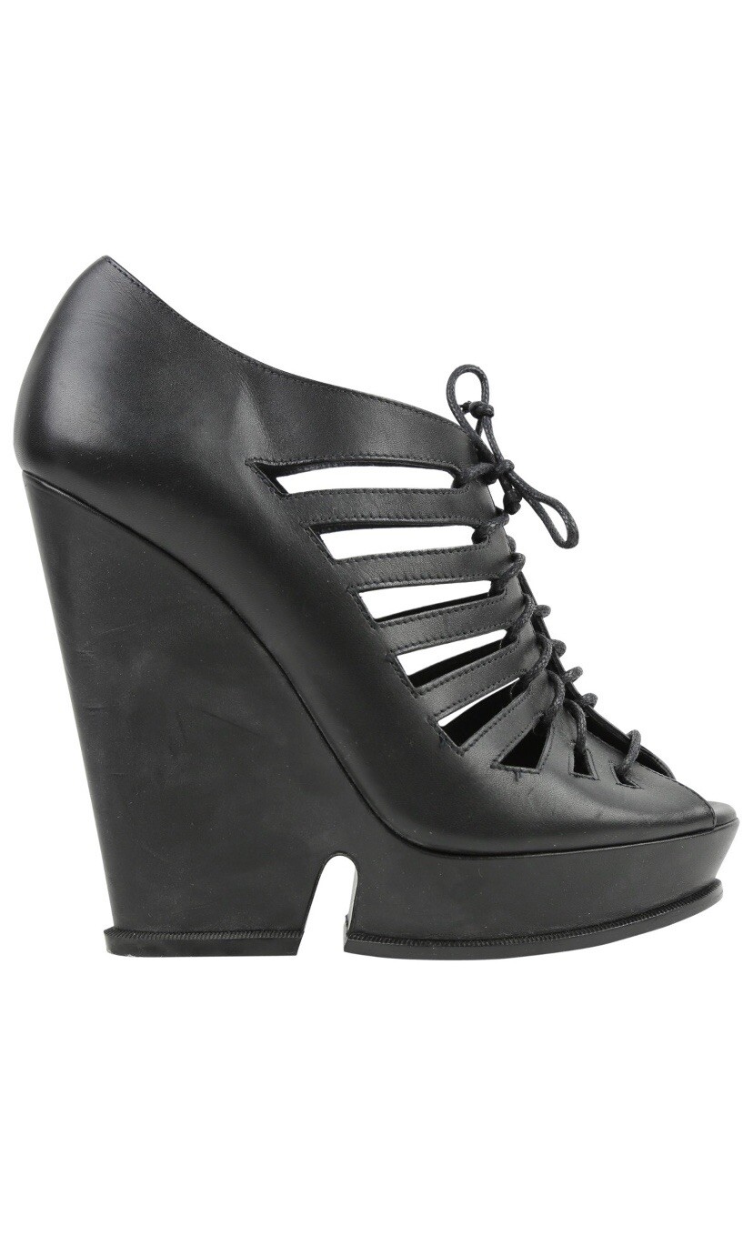 Cunei plateau autentici SAINT LAURENT PARIS taglia 41 HORTENSE amati