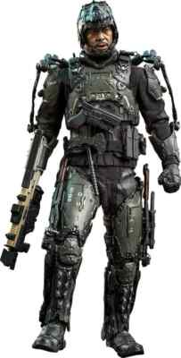 Hot Toys MMS668 Movie Masterpiece Warriors of Future Johnson Actionfigur schwarz