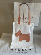Radley  Heritage Dog Cotton Tote Bag Bnwt Gift Lady