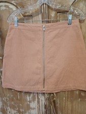Kids Girls size XXL 18/20 Art Class skirt super cute zip front pink