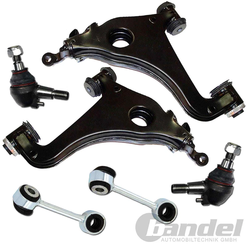 QUERLENKERSATZ 6tlg TRAGGELENK+KOPPELSTANGE für VORNE MERCEDES E-KLASSE W210