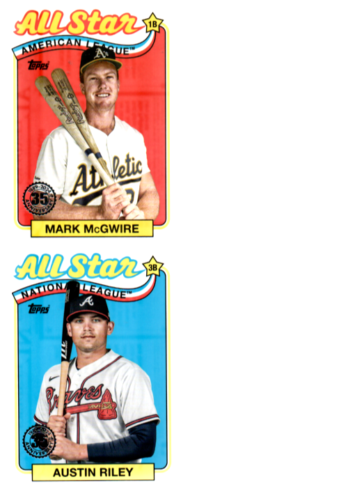 2 card lot 2024 TOPPS SERIES 2 ALL STARS 35th ANNIVERSARY McGWIRE