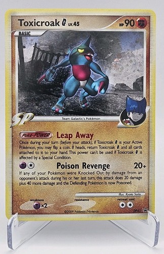 Toxicroak G DP41 Holo - Diamond & Pearl Black Star Promos - NM
