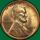 1942-S Lincoln Wheat Cent Brilliant Uncirculated BU Coin #37682
