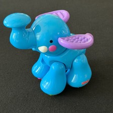 Fisher-Price Amazing Animals Blue Click Clack Elephant Toy