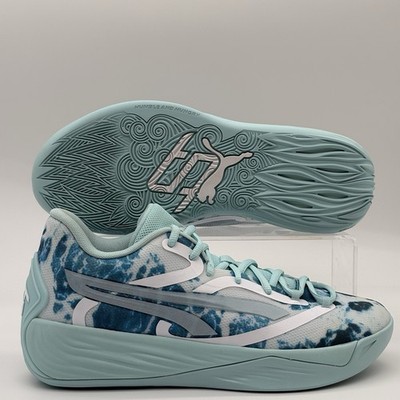 Puma Stewie 2 Water Blue White 378318 02 Womens Size 7.5 Basketball Sneakers NEW