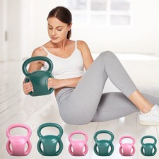 5 lb Kettlebell Weight with Three-handles for 5.0 Pounds, Green-5