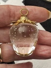 Steuben 18K Crystal Super Sized Strawberry Pendant